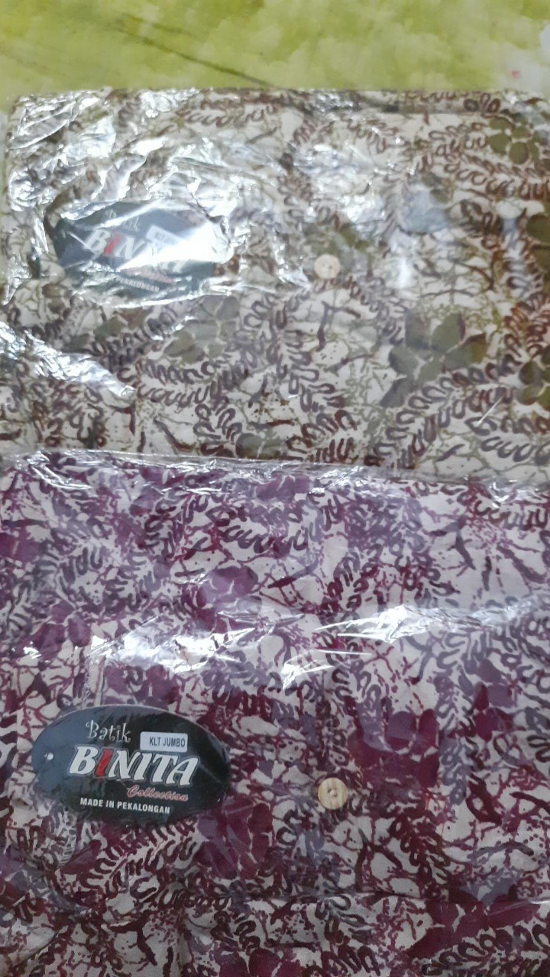 [ld 130] Setelan Babydoll Batik Jumbo Kancing