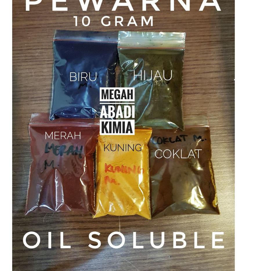 

HARGA GROSIR >> Pewarna minyak oil Soluble 10 Gram