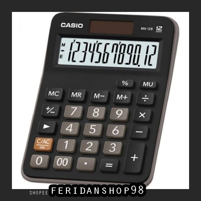 

FS195 KALKULATOR KALKULATOR DESKTOP CASIO ATK MX-12B - CALCULATOR BY FERIDANSHOP98