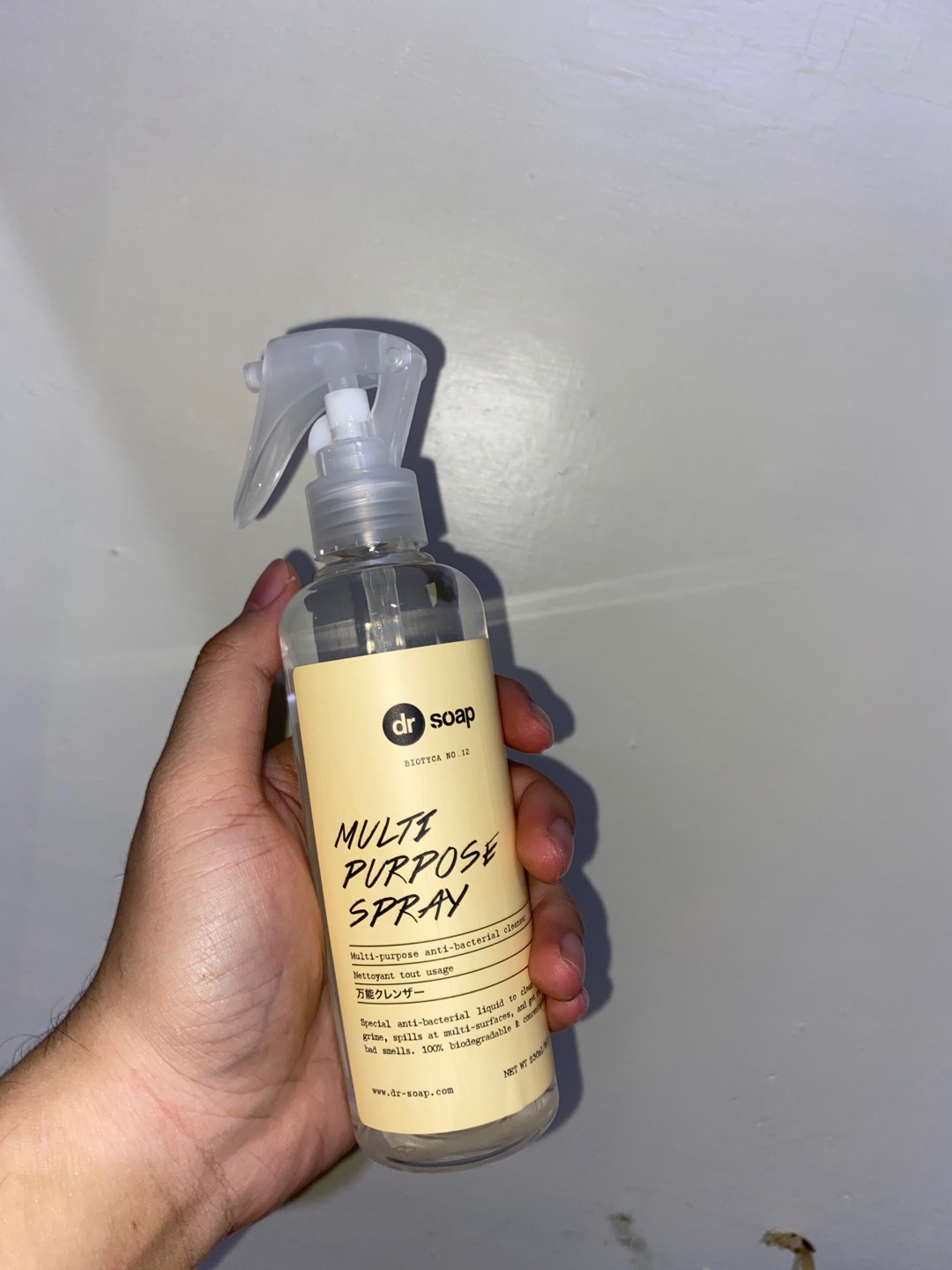 Dr Soap Multi Purpose Spray 230ml / Dr Soap Semprotan Pembersih Multifungsi (biotyca / Mauve)