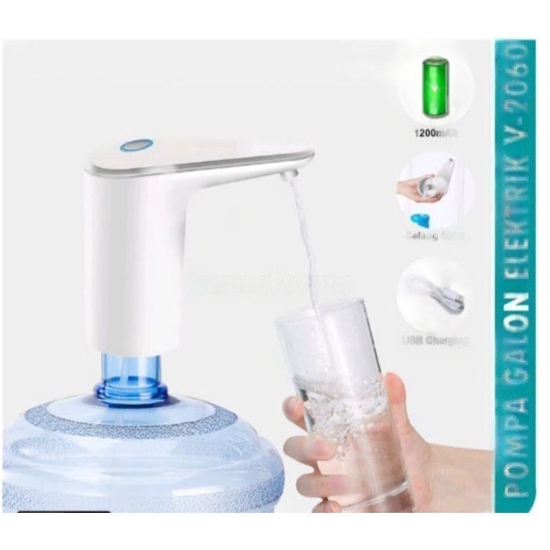 Water Pump Electric Vipoopremium Pompa Galon Elektrik Vipoo V2060 Water Dispenser Automatic Vipoo aqua galon vit pristine ades amidis le minerale isi ulang