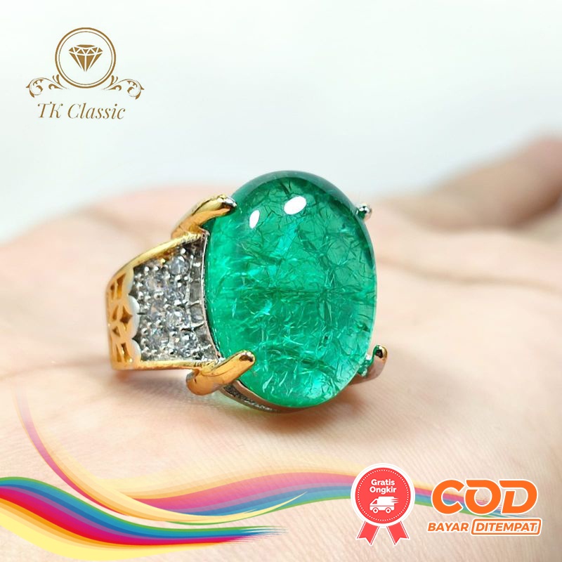 Natural Batu Permata zamrud Rusia Opal Asli Catam Top Quality Siap Pakai