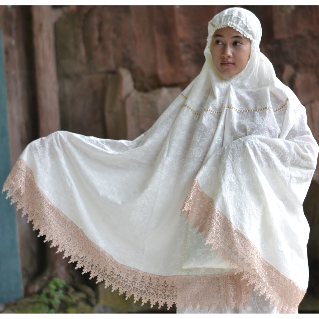 mukena setelan mukena katun jepang renda mukena bordir mukena polos mukena murah mukena katun