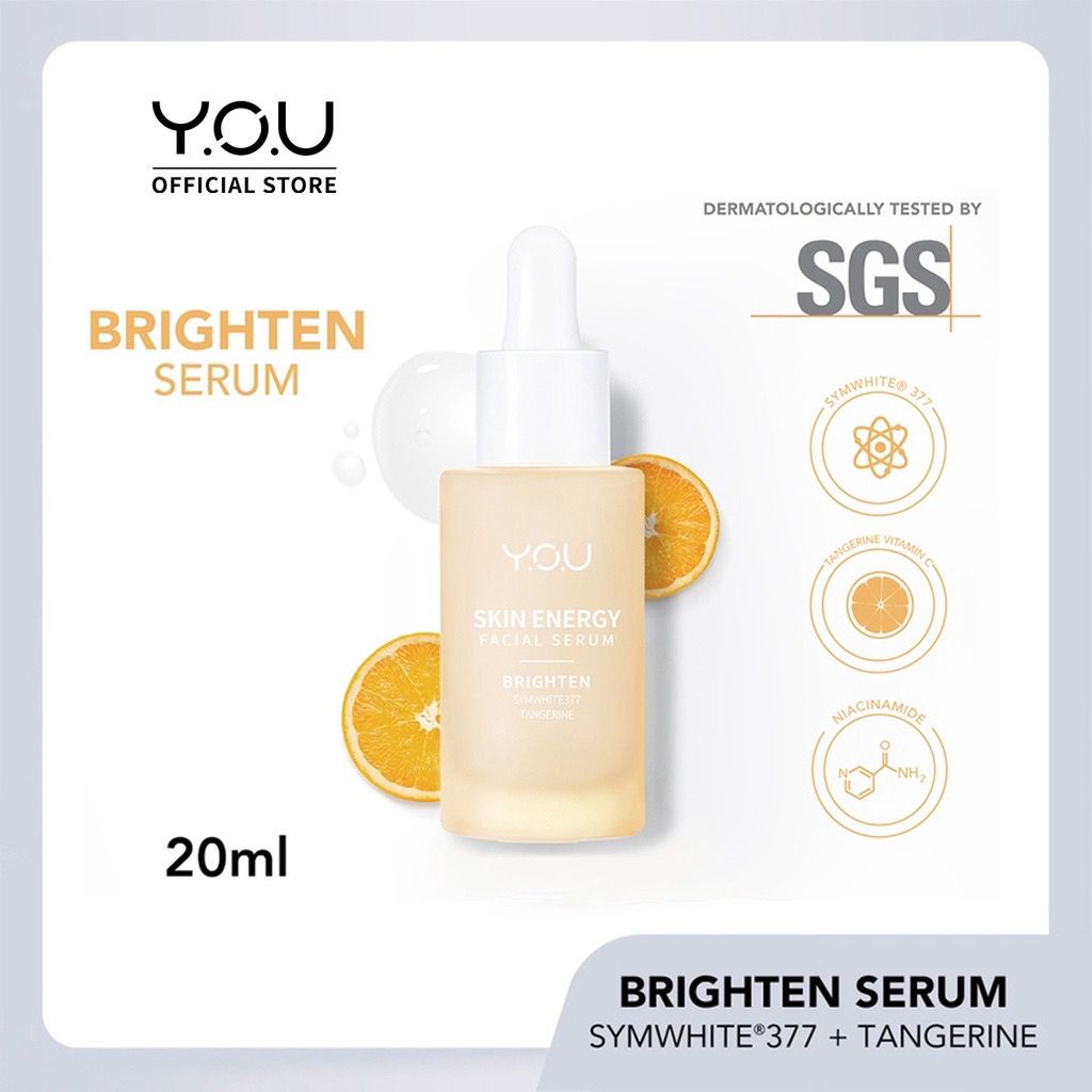 YOU Skin Energy Symwhite 377+Niacinamide Maximum Brighten Facial Serum Pencerah Pemutih Wajah Muka