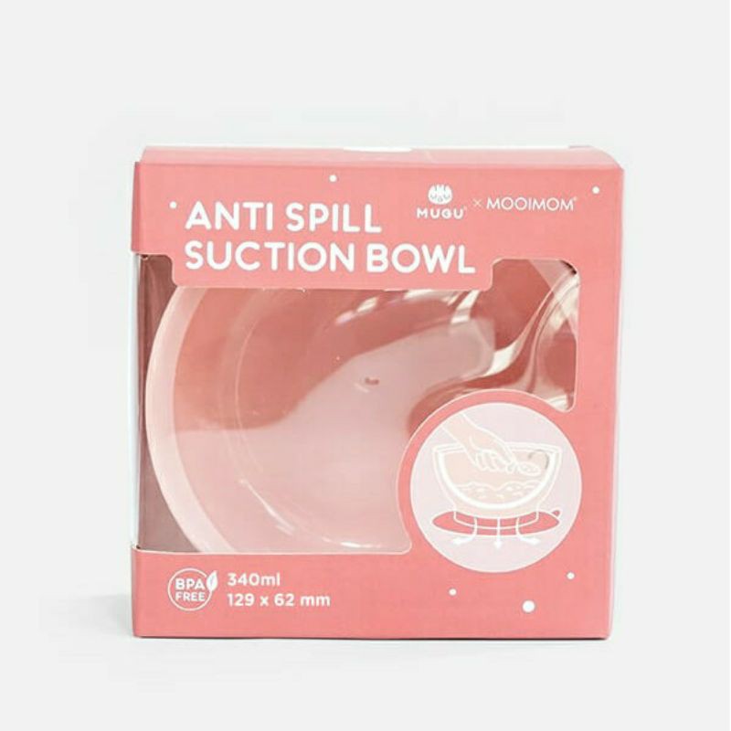 Mugu Antispill Suction Bowl - Mangkuk Makan Anak