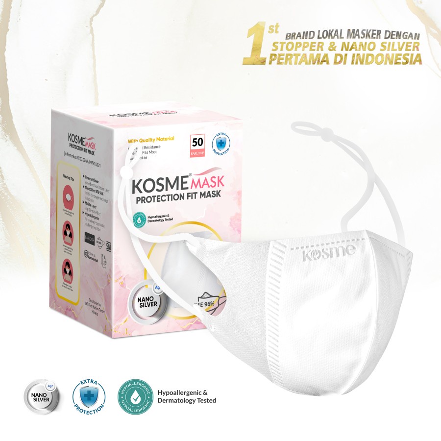 KOSMEMASK FITMASK NANO SILVER BUNDLING 2 BOX