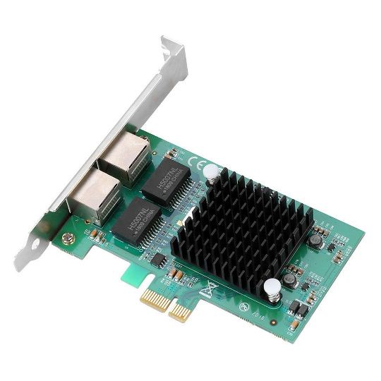 PCIE LAN Card 2 Port Intel Gigabit Lan Ethernet