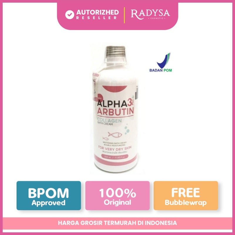 RADYSA - Precious Skin Alpha Arbutin 3 Plus Whitening Collagen Bath Cream 350ml