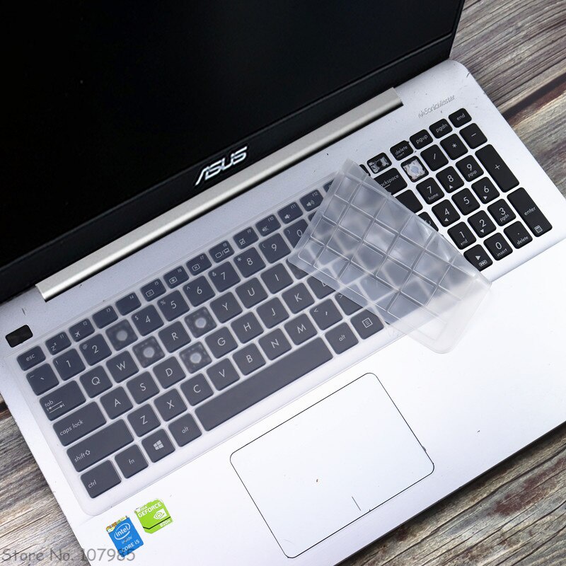 Skin Cover Pelindung keyboard Laptop 15.3 &quot;Untuk Asus N50 N53S N53SV K52F K53S K53SV K72F K52 A52J A53 G51 N53 N52 N53 G73