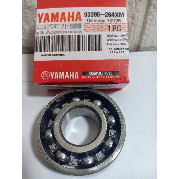 lahar /bearing 6204 lahar as pully belakang Mio m3,Mio z,soul GT 125 yamaha