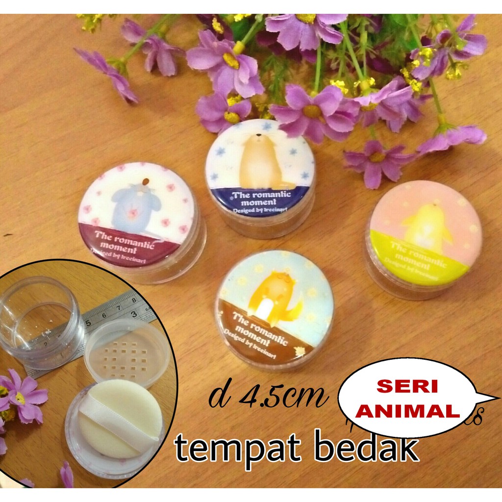 Tempat Bedak Tabur Mini Loose Powder Travel