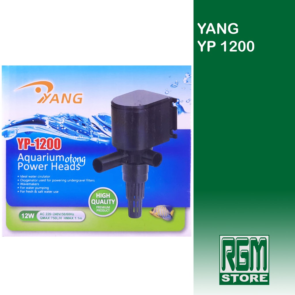 YANG YP1200 yp 1200 mesin pompa air celup aquarium aquascape
