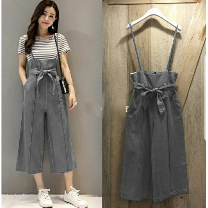 Image of Jumpsuit Ritha ECL katun denim fit to L no inner #2