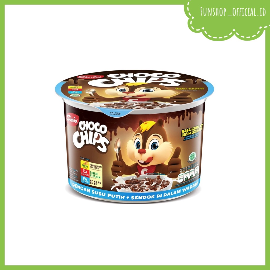 

Simba Choco Chips Sereal Cup 37gr