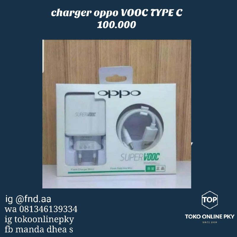 charger oppo ori TYPE C