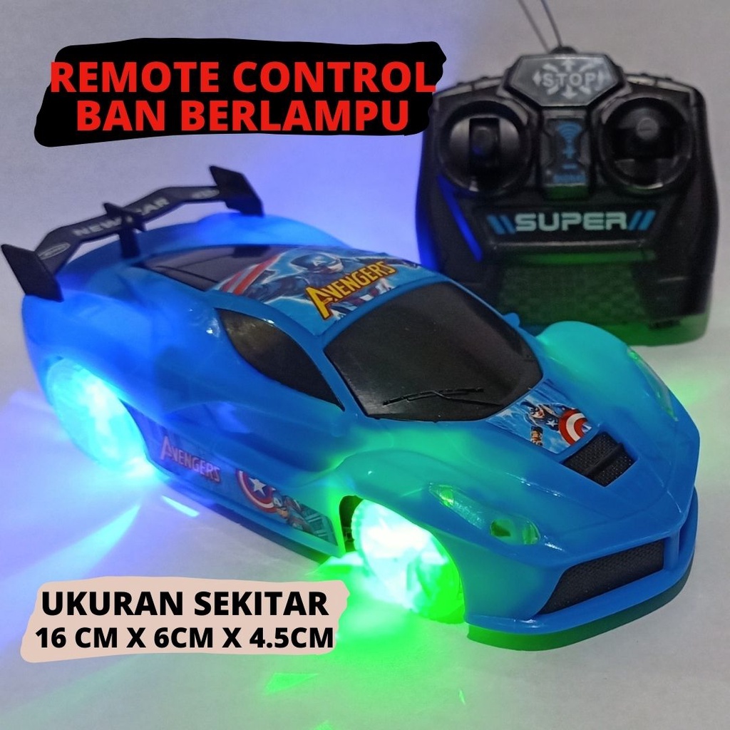 Mobil Remote Control Mini SEDAN Ban Berlampu New RC Sport Car Car Mini 96D | Mainan Anak LAki Laki