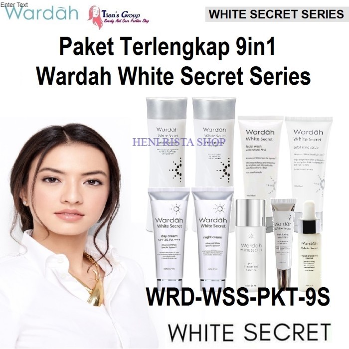 Paket Lengkap Wardah White Secret Series 9in1 Kecil Bpom