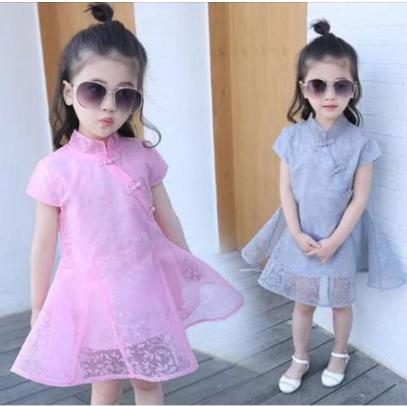 DRESS IMPORT PREMIUM DRESS CHEONGSAM IMPORT