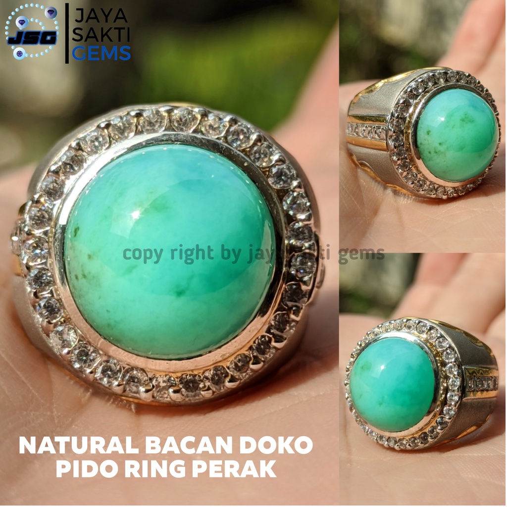 Natural Batu Akik Bacan Doko Pido Full Kristal BDP01