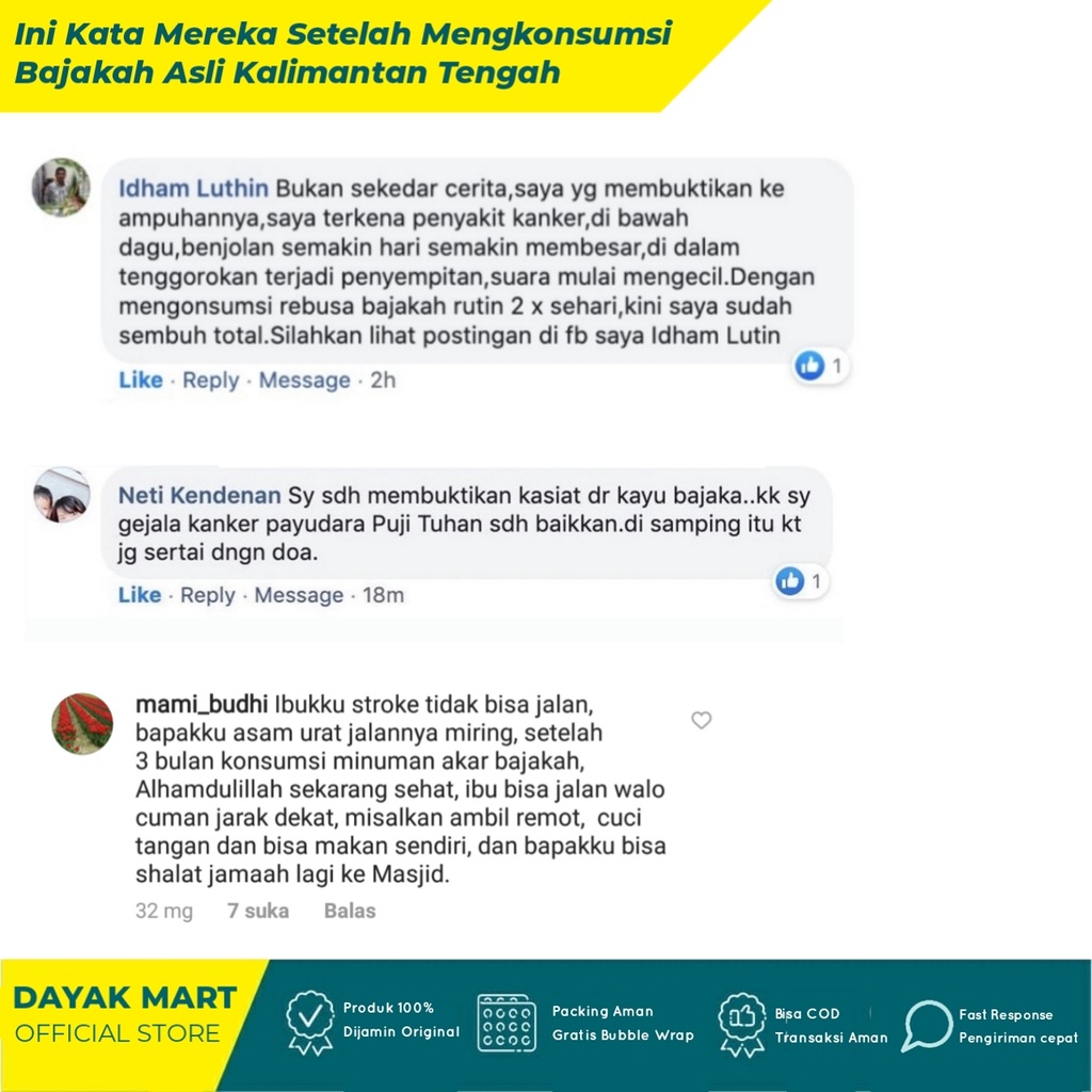 Akar Kuning Bajakah Kuning Asli Kalimantan Kualitas Super Premium Akar Bajakah Kayu Bajak Kayu Bajakah Akar Bajaka Obat Herbal Bajakah kalimantan Asli Diabetes Asam Lambung Urat Obat Maag Kencing Manis Gula Darah Liver Hepatitis Paling Ampuh Original 100%-4