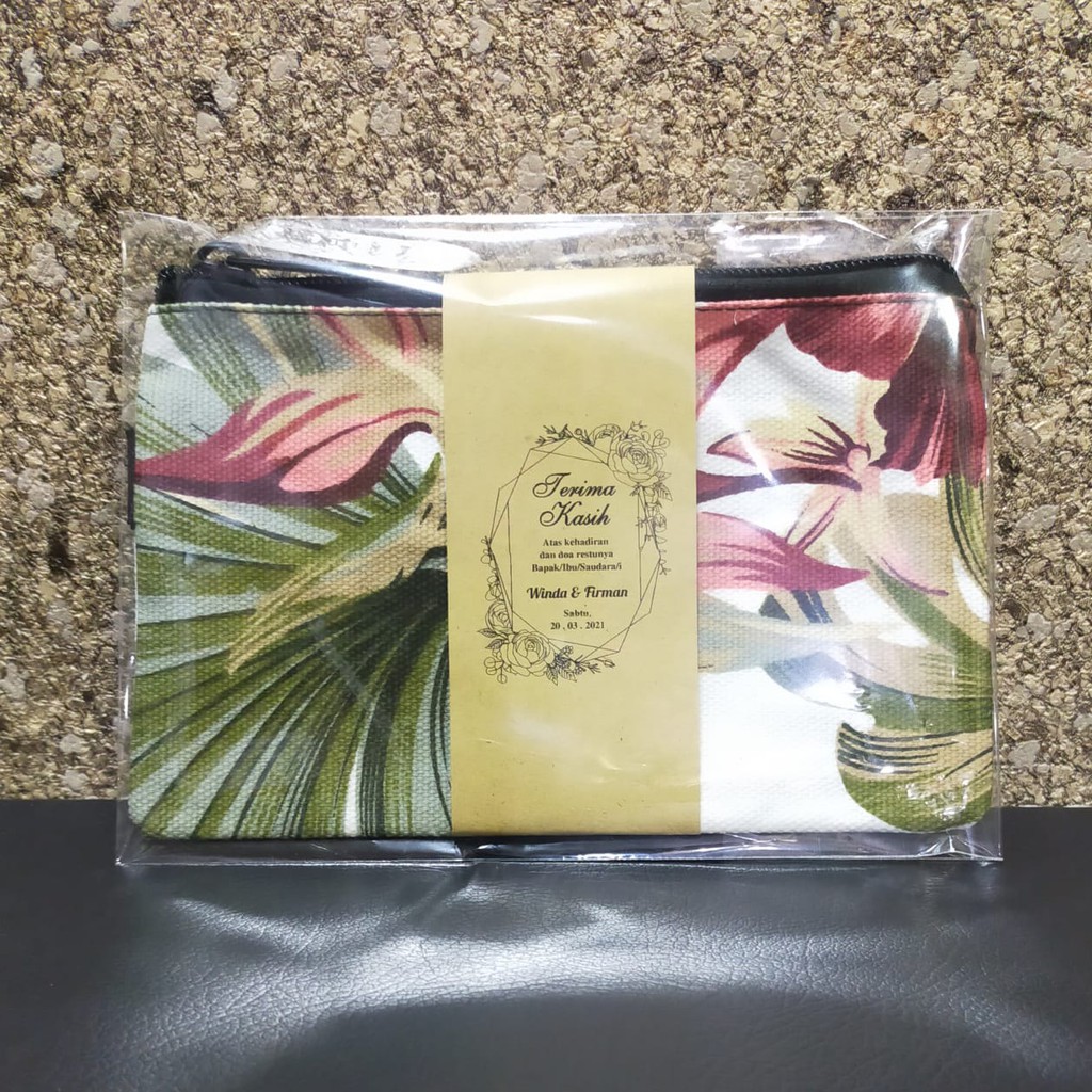 

Promo Termurahc100 Pcs Dompet Kanvas Mini Free Nama Di Kertas Coklat Free Kemas Plastik/Tile