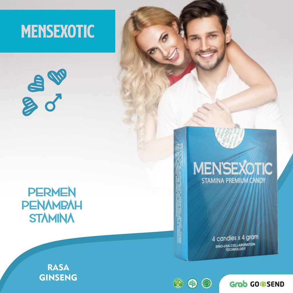 Peningkat Stamina - Mensexotic Candy Permen Kuat Pria Dewasa Tahan Lama Mini Box 4 Pcs