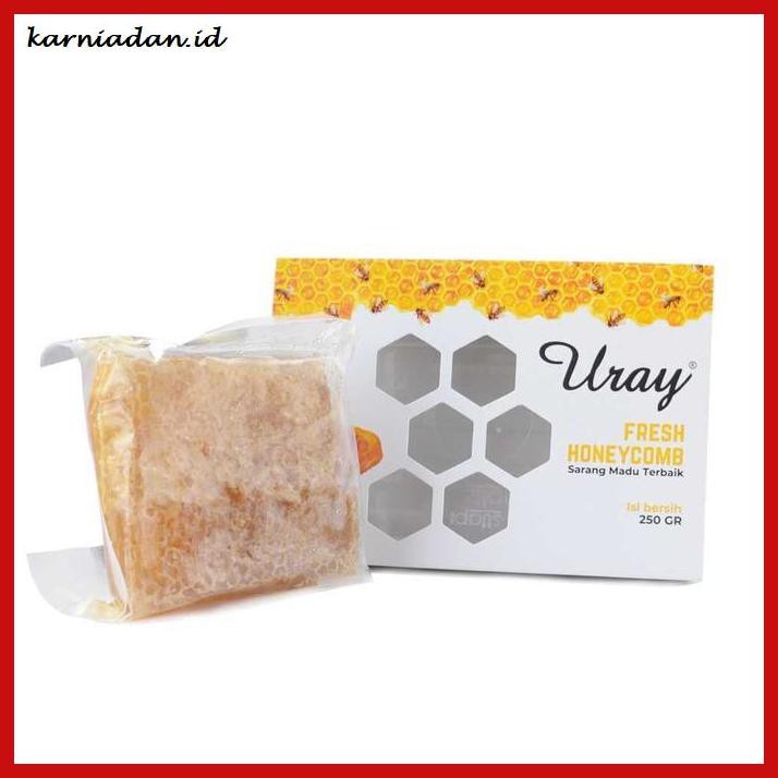 

MADU-MINUMAN- MADU URAY PURE HONEYCOMB / SARANG MADU ASLI 250 GR -ASLI-BUKAN-KAWE-KAWE-