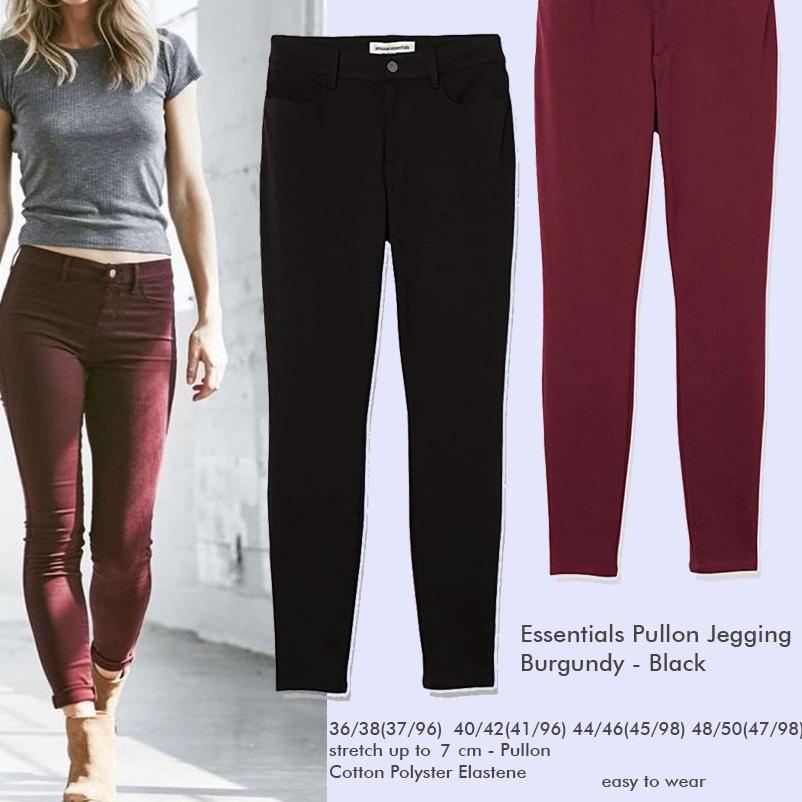 ◘ ESSENTIAL ONP29 Pullon Ponte Jegging (ZIP POCKET) ❉