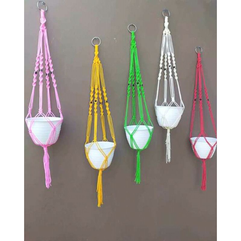 Gantungan Pot Macrame(Tali Kur)