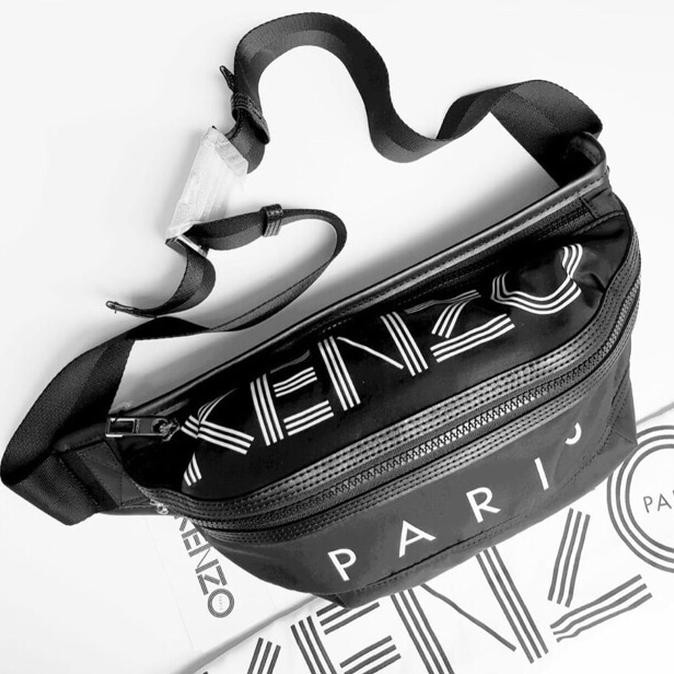 Pengiriman Cepat waistbag pria..> Kenzo bumbag original PROMO