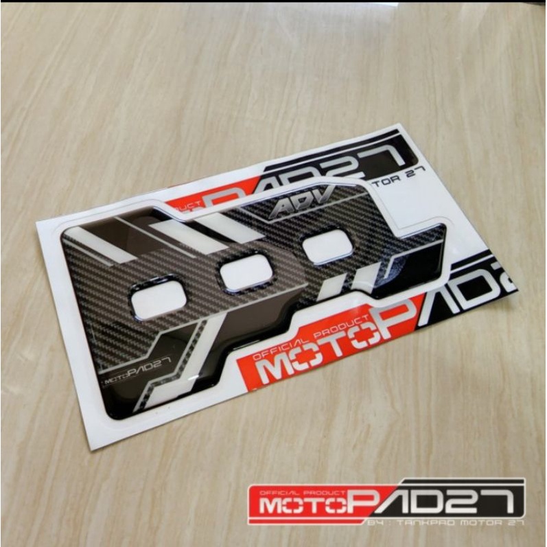 stiker sticker resin timbul cover knalpot honda adv 160