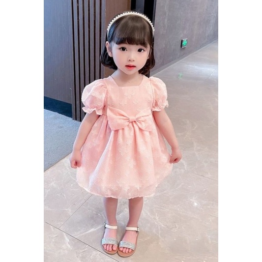 DRESS ANAK IMPORT 1-5 TAHUN / DRESS PUTIH ANAK