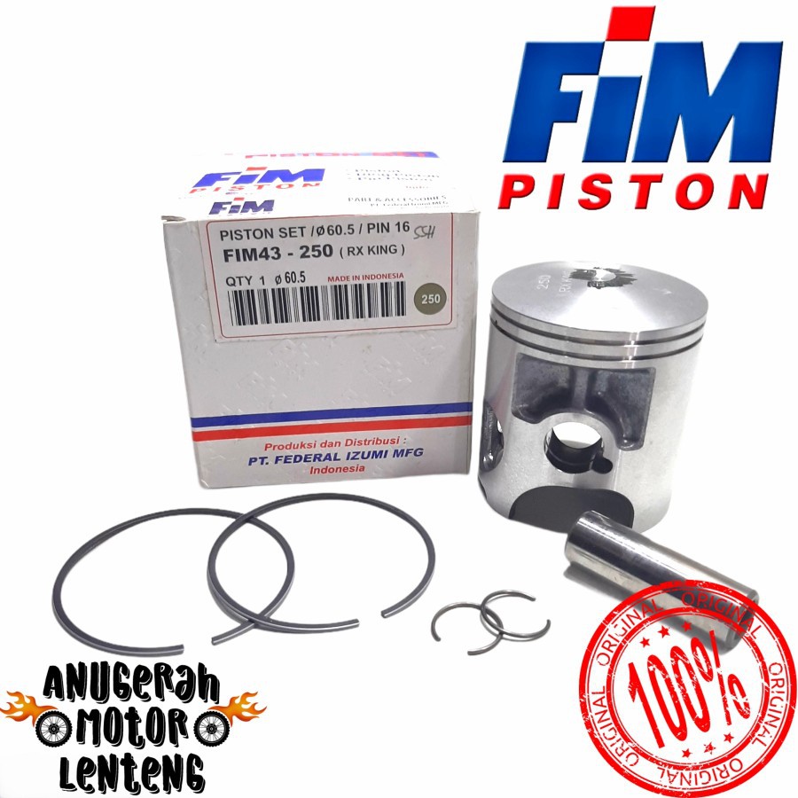 Piston Kit / Seher FIM 43 OS 250 2.50 (60,5) Yamaha RX King