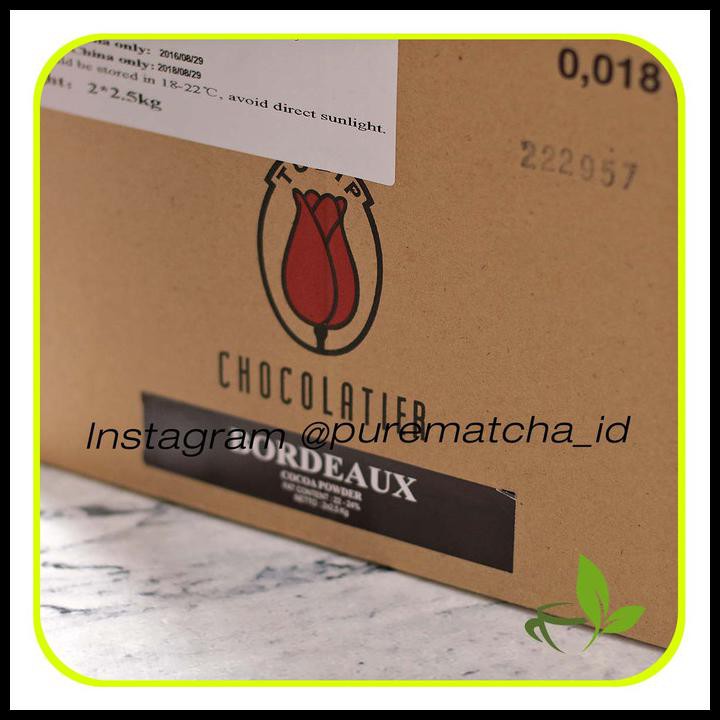 

Bordeaux Cocoa Powder Tulip Coklat Bubuk Murni Dark Pure Cocoa 1 Dus