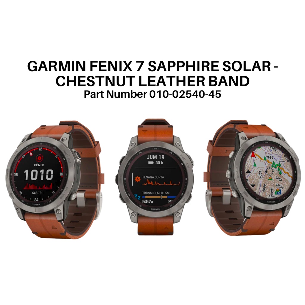 GARMIN SMARTWATCH FENIX 7 SAPPHIRE GPS WATCH NEW GARANSI RESMI TAM