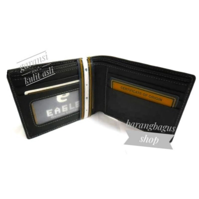 Dompet kulit asli original pria wanita branded Eagle import