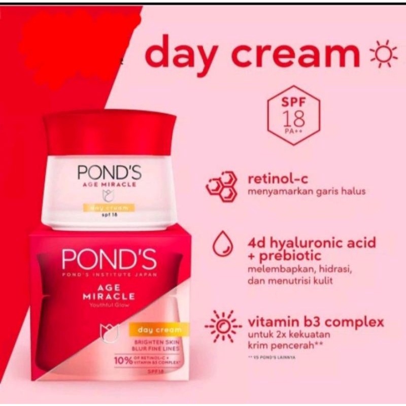 Pond's Age MIRACLE Night &amp; Day  Cream 10 gr