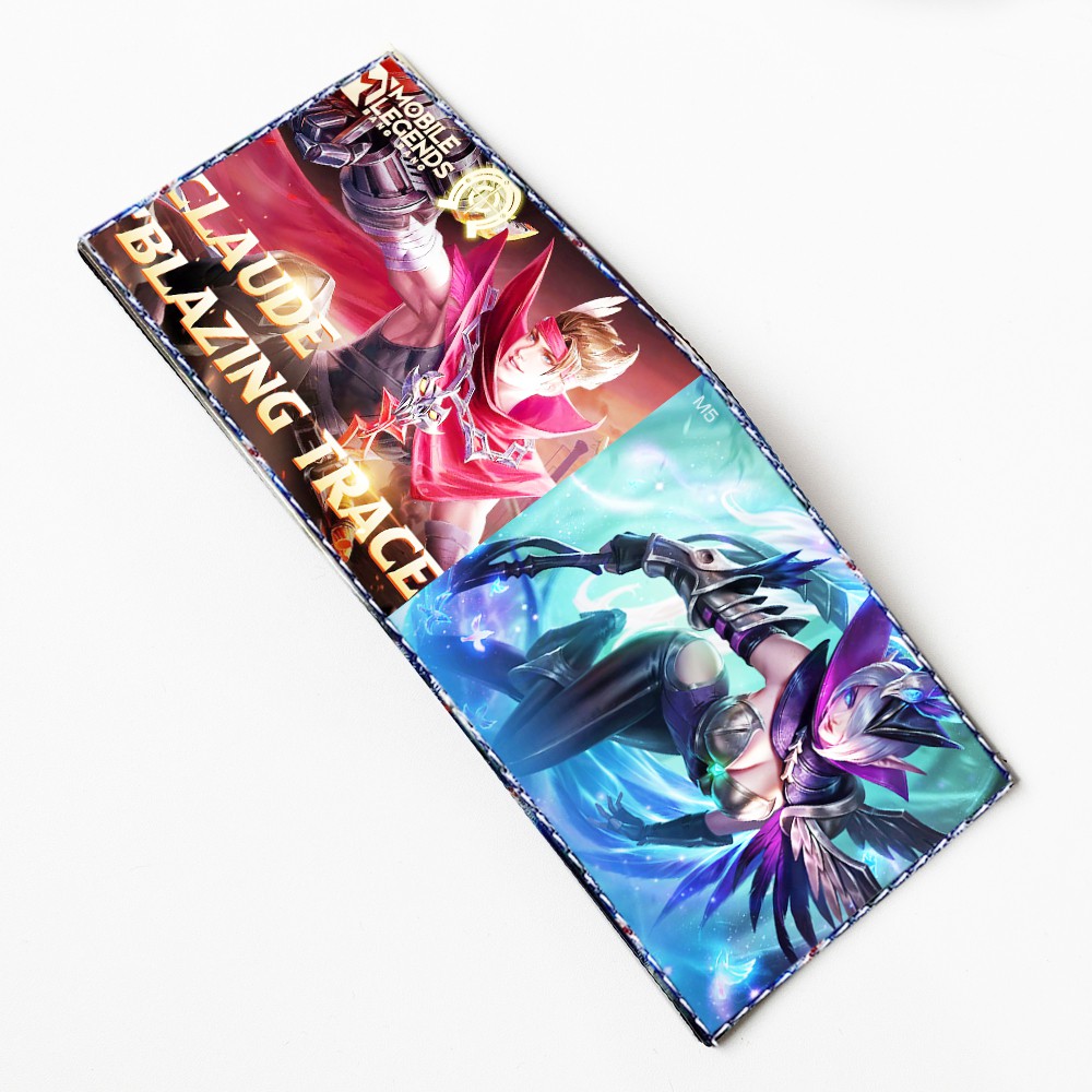 SHOPEE 6.6 SUPER SALE!! Terbaru! Dompet Mobile Legend Kulit Sintetis Dompet Anak Laki Laki Lipat Dua Dompet Karakter ML5+Box