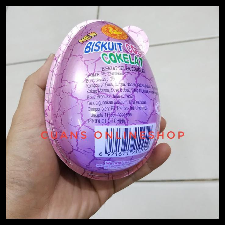 Biskuit Colek Cokelat Jumbo. Kinder Joy Besar Jumbo Snack Bentuk Telur