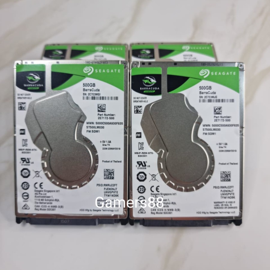 HDD Hardisk 500GB 500 GB Seagate Laptop 2.5" Slim bergaransi 2 tahun UNTUK ASUS ACER TOSHIBA SONY HP