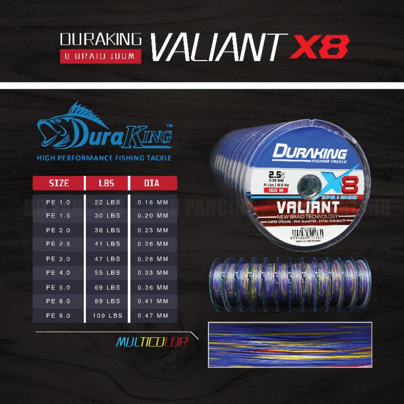 LINE PE DURAKING VALIANT X8