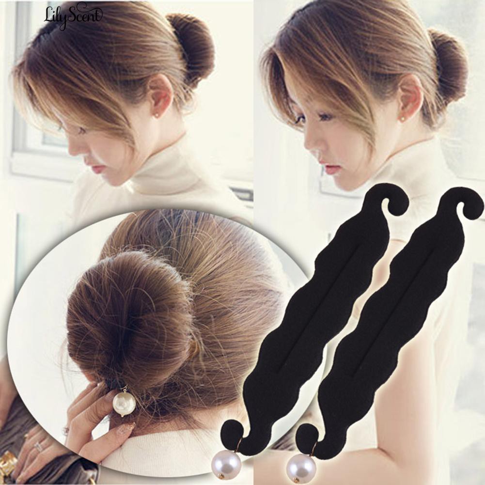 Magic Sponge Hair Clip Donut Hair Bun Ring TwistHair Knot