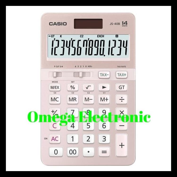

Murmer Casio Heavy Duty Calculator Js-40B - Kalkulator Kantor Office Js 40 B - Merah Muda Terjamin