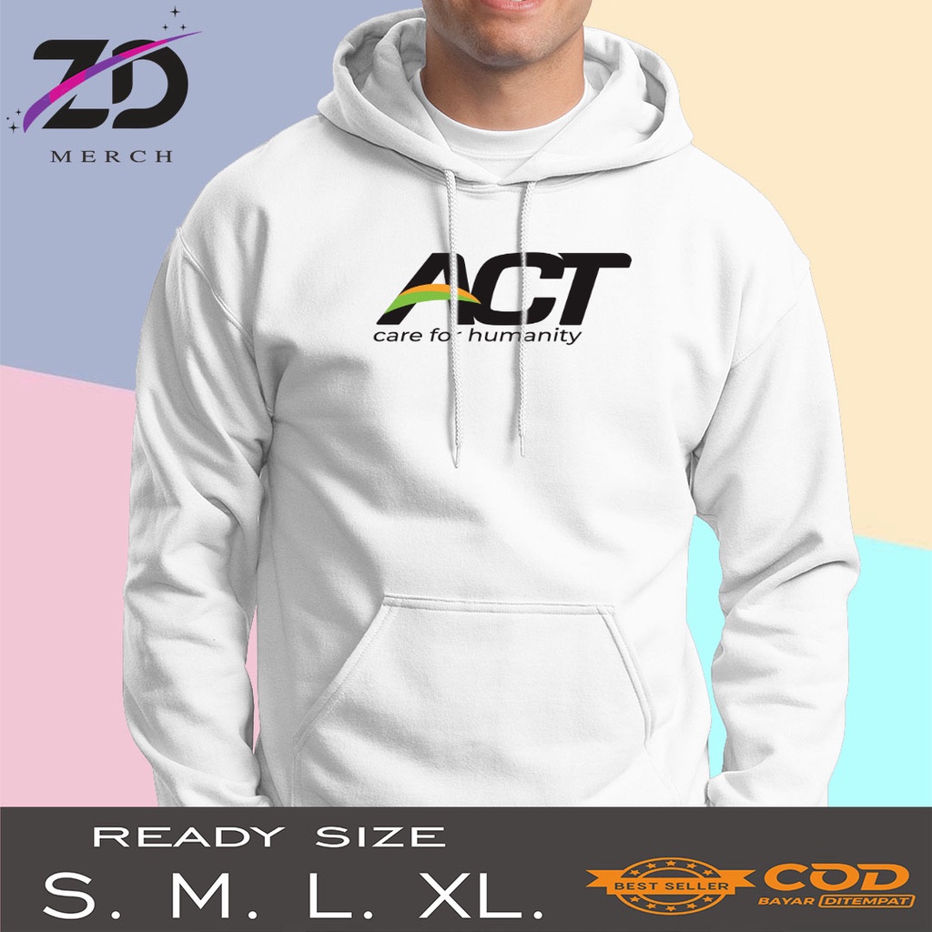 HOODIE Aksi Cepat Tanggap ACT Care for humanity Logo HOODIE Distro | HOODIE PRIA | JAKET PRIA | HOOD