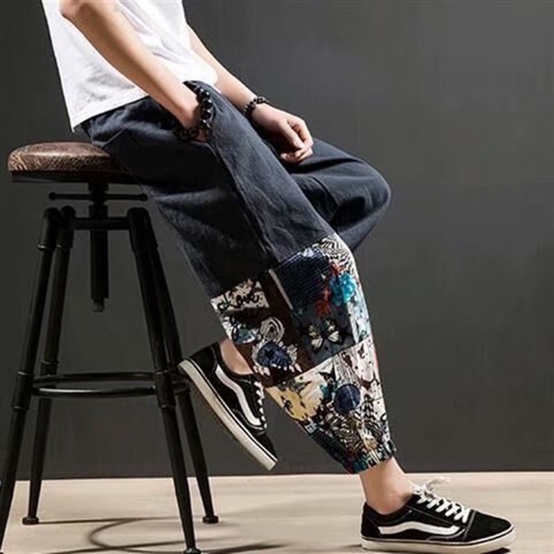 CELANA LINEN HAREM JOGGER IMPORT PRIA JEPANG ORIGINAL YUTAKA