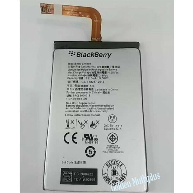 Batre Blackberry Q20 Original Batterai Battery Bateri Batri Baterai BB Q20 Batt Bat BB Q20 Q 20 ORI