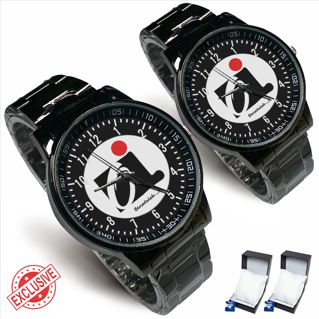 Jam Tangan Rantai Couple ORANG INDONESIA - 1 (Mantul)