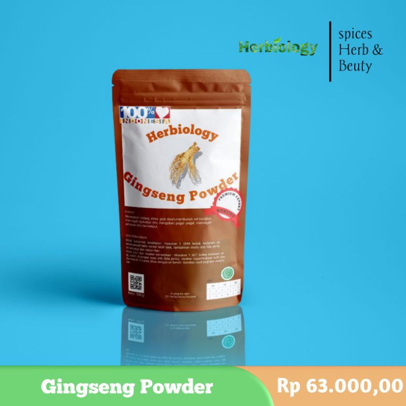 

ANTI BATU GINJAL Gingseng Powder/ bubuk akar gingseng