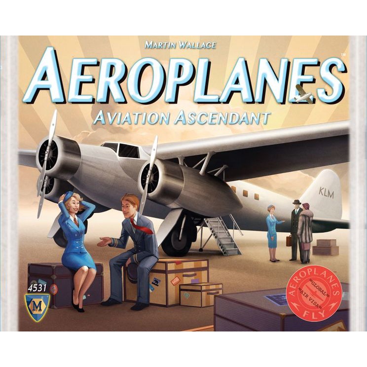 Aeroplanes Aviation Ascendant Board Game
