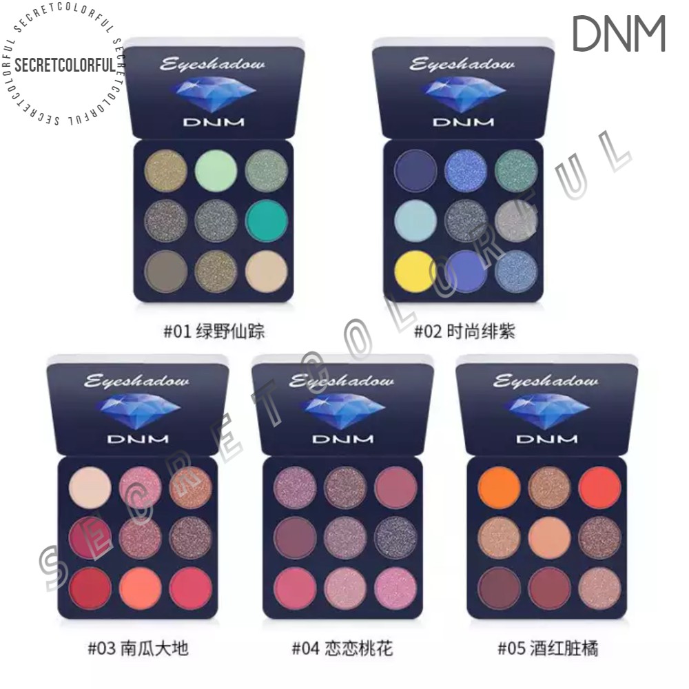 DNM Eyeshadow Palette 9 Warna Diamond New